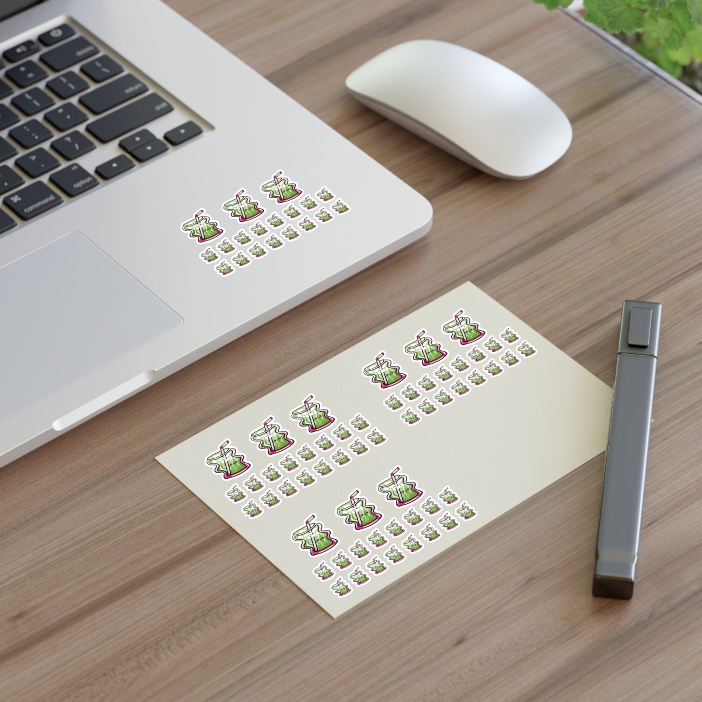 Cute Matcha Drink-Themed Sticker Sheets for Planners, Scrapbooking, Journals, Gifts, Party Favors
