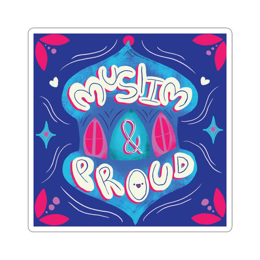 Muslim and Proud Sticker Printify