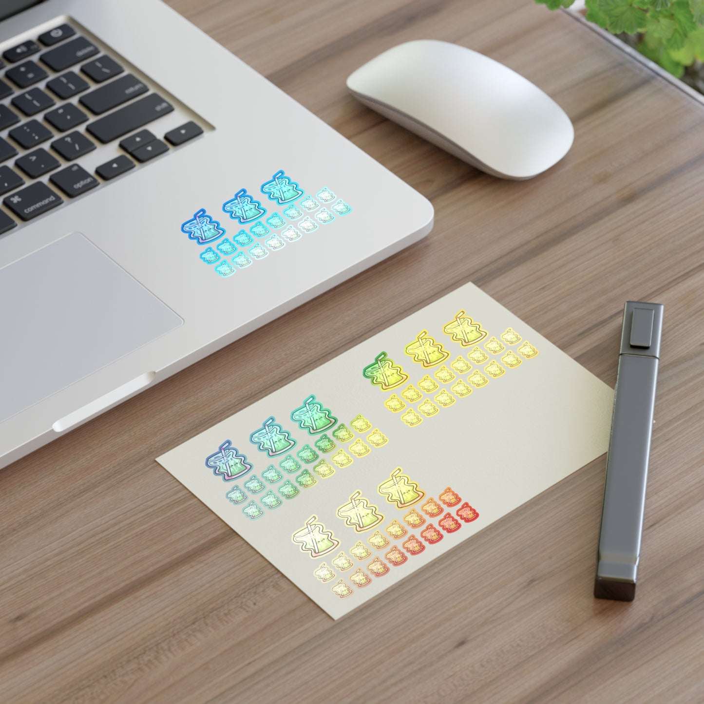 Cute Matcha Drink-Themed Sticker Sheets for Planners, Scrapbooking, Journals, Gifts, Party Favors