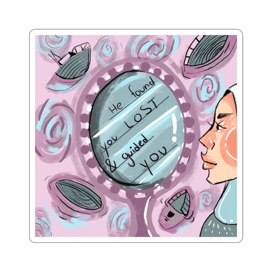 Reflective Kiss-Cut Stickers, Self-Love Art, Inspirational, Laptop Decor, Journal Accessory, Gift for Friends Printify