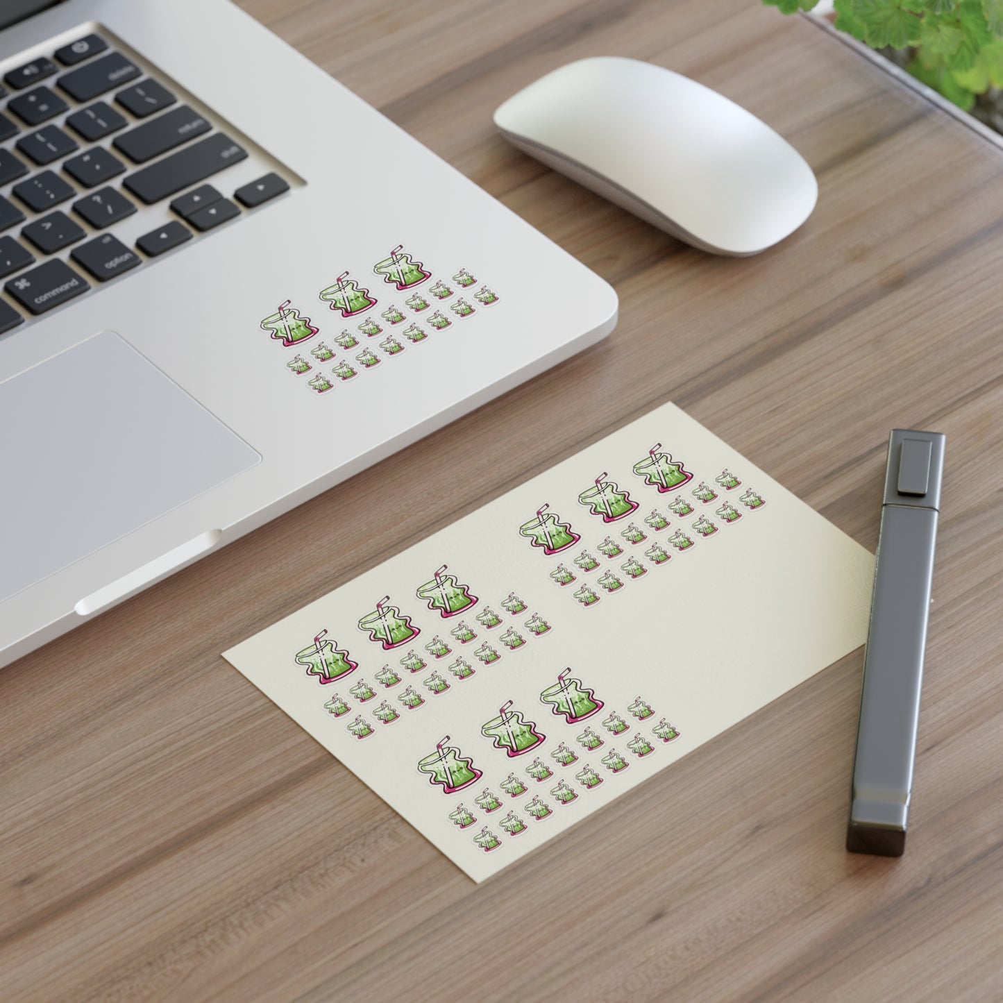 Cute Matcha Drink-Themed Sticker Sheets for Planners, Scrapbooking, Journals, Gifts, Party Favors