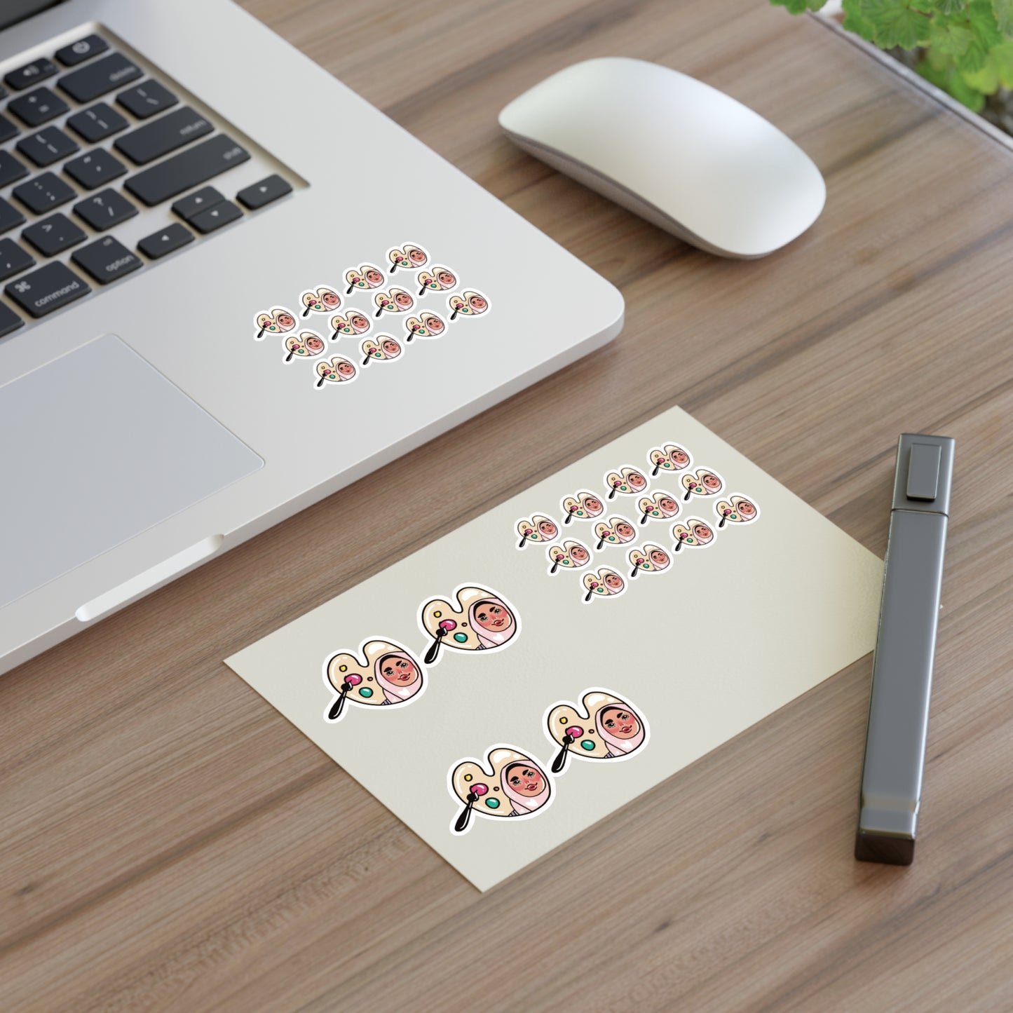 Sticker Sheets - Cute Hijabi Girl Art Daily Planner Sticker Set