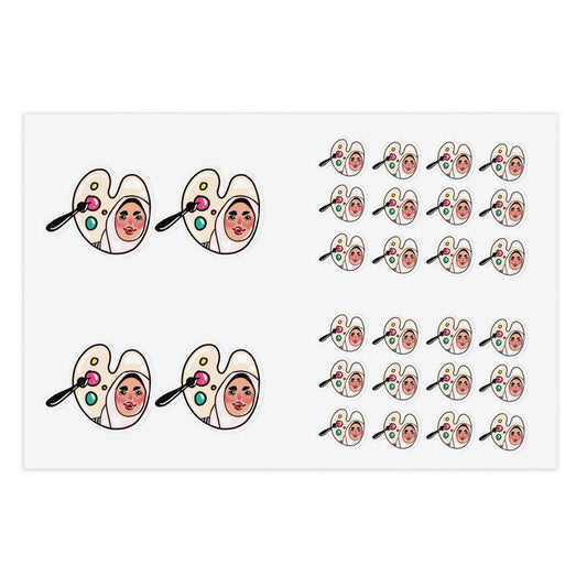 Sticker Sheets - Cute Hijabi Girl Art Daily Planner Sticker Set